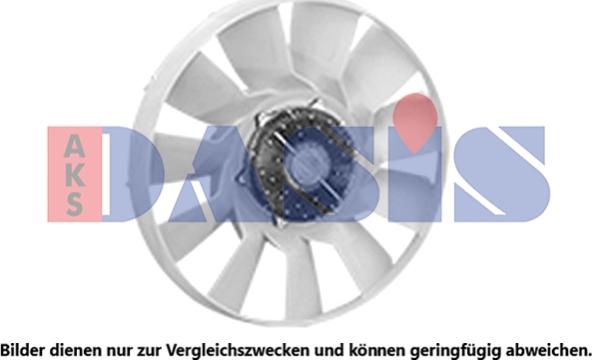 AKS Dasis 268035N - Fan, radiator xparts.lv
