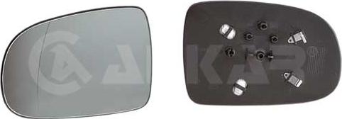 Alkar 6401420 - Mirror Glass, outside mirror xparts.lv