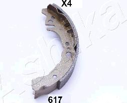 Ashika 55-06-617 - Комплект тормозных колодок, барабанные xparts.lv