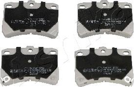 Ashika 50-06-608 - Brake Pad Set, disc brake xparts.lv
