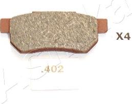 Ashika 51-04-402 - Brake Pad Set, disc brake xparts.lv