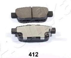 Ashika 51-04-412 - Brake Pad Set, disc brake xparts.lv