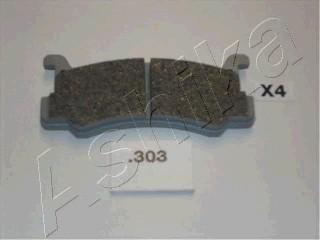 Ashika 51-03-303 - Brake Pad Set, disc brake xparts.lv
