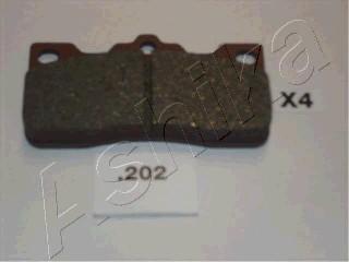 Ashika 51-02-202 - Brake Pad Set, disc brake xparts.lv