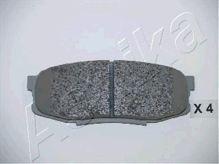 Ashika 51-02-221 - Brake Pad Set, disc brake xparts.lv