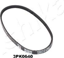 Ashika 112-3PK640 - V-Ribbed Belt xparts.lv