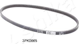 Ashika 112-3PK665 - V formos rumbuoti diržai xparts.lv
