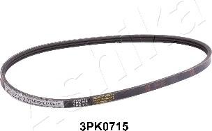 Ashika 112-3PK0715 - V-Ribbed Belt xparts.lv