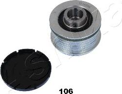 Ashika 130-01-106 - Pulley, alternator, freewheel clutch xparts.lv