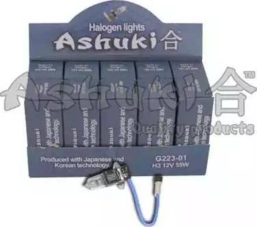Ashuki G223-01 - Лампа накаливания, фара с автоматической системой стабилизации xparts.lv