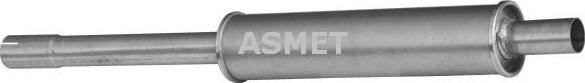 Asmet 03.040 - Средний глушитель выхлопных газов xparts.lv