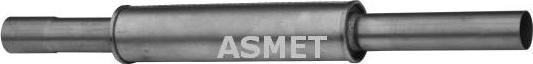 Asmet 03.068 - Средний глушитель выхлопных газов xparts.lv
