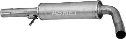 Asmet 03.076 - Middle Silencer xparts.lv