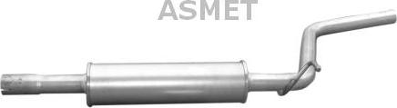Asmet 03.102 - Middle Silencer xparts.lv