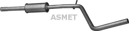 Asmet 10.115 - Middle Silencer xparts.lv