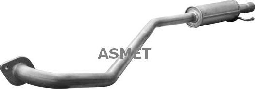 Asmet 20.043 - Middle Silencer xparts.lv