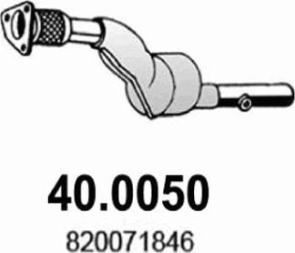 ASSO 40.0050 - Catalytic Converter xparts.lv