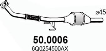 ASSO 50.0006 - Catalytic Converter xparts.lv