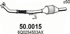 ASSO 50.0015 - Catalytic Converter xparts.lv