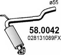 ASSO 58.0042 - Catalytic Converter xparts.lv
