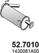 ASSO 52.7010 - Izplūdes gāzu trokšņa slāpētājs (pēdējais) xparts.lv