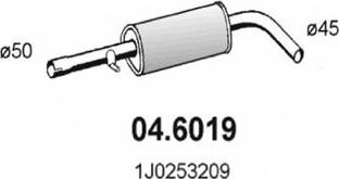ASSO 04.6019 - Vidējais izpl. gāzu trokšņa slāpētājs xparts.lv