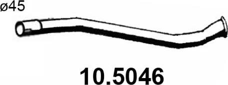 ASSO 10.5046 - Izplūdes caurule xparts.lv