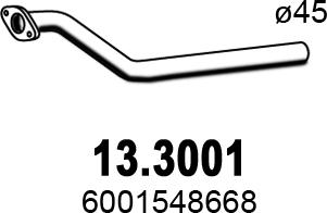 ASSO 13.3001 - Izplūdes caurule xparts.lv
