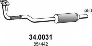 ASSO 34.0031 - Catalytic Converter xparts.lv