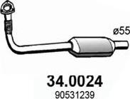 ASSO 34.0024 - Katalizatoriaus keitiklis xparts.lv