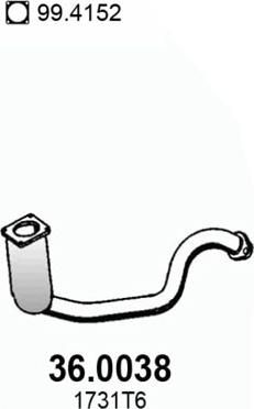 ASSO 36.0038 - Catalytic Converter xparts.lv