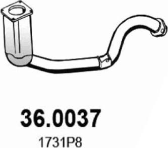 ASSO 36.0037 - Catalytic Converter xparts.lv