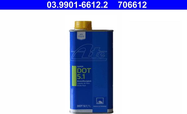 ATE 03.9901-6612.2 - Тормозная жидкость xparts.lv