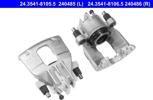 ATE 24.3541-8105.5 - Brake Caliper xparts.lv