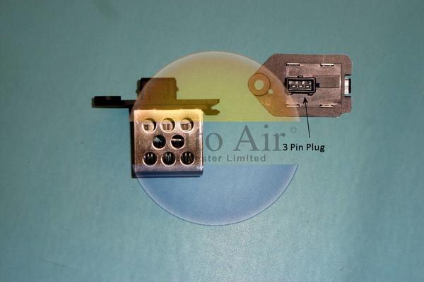 Auto Air Gloucester 20-0051 - Дополнительный резистор, вентилятор кондиционера xparts.lv