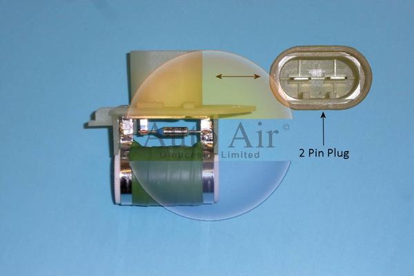 Auto Air Gloucester 20-0011 - Papildus rezistors, Kondicioniera ventilators xparts.lv