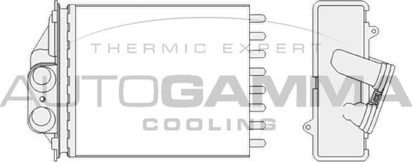 Autogamma 104804 - Теплообменник, отопление салона xparts.lv