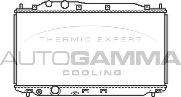 Autogamma 105485 - Радиатор, охлаждение двигателя xparts.lv