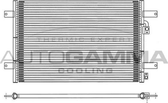 Autogamma 101691 - Kondensators, Gaisa kond. sistēma xparts.lv