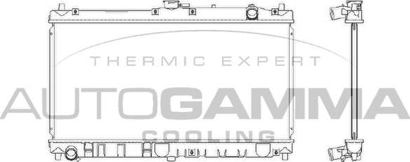 Autogamma 103152 - Radiators, Motora dzesēšanas sistēma xparts.lv