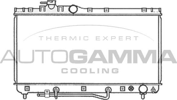 Autogamma 103785 - Radiators, Motora dzesēšanas sistēma xparts.lv