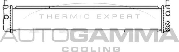 Autogamma 107363 - Radiator, engine cooling xparts.lv