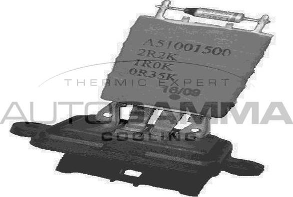 Autogamma GA15661 - Rezistors, Salona ventilators xparts.lv