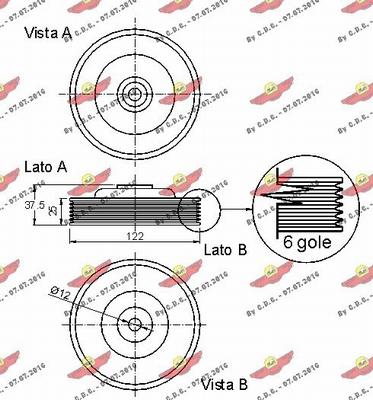 Autokit 03.90085 - Belt Pulley, crankshaft xparts.lv