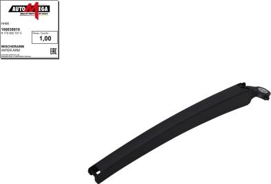 Automega 100039910 - Wiper Arm, window cleaning xparts.lv