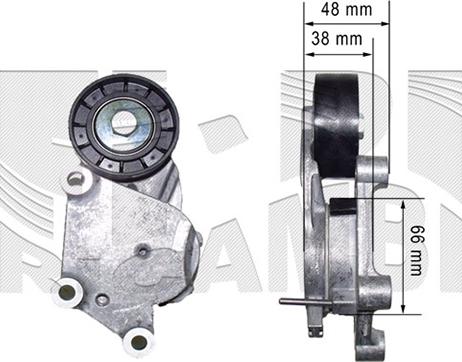 Autoteam A07736 - Deflection / Guide Pulley, v-ribbed belt xparts.lv