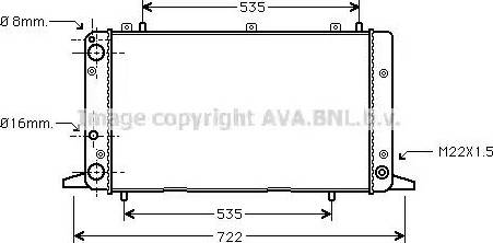 Ava Quality Cooling AI 2053 - Radiators, Motora dzesēšanas sistēma xparts.lv