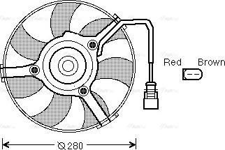 Ava Quality Cooling AI 7516 - Ventiliatorius, radiatoriaus xparts.lv