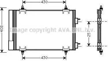 Ava Quality Cooling CNA5230D - Kondensators, Gaisa kond. sistēma xparts.lv