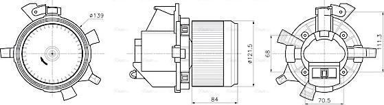 Ava Quality Cooling CN8342 - Salona ventilators xparts.lv
